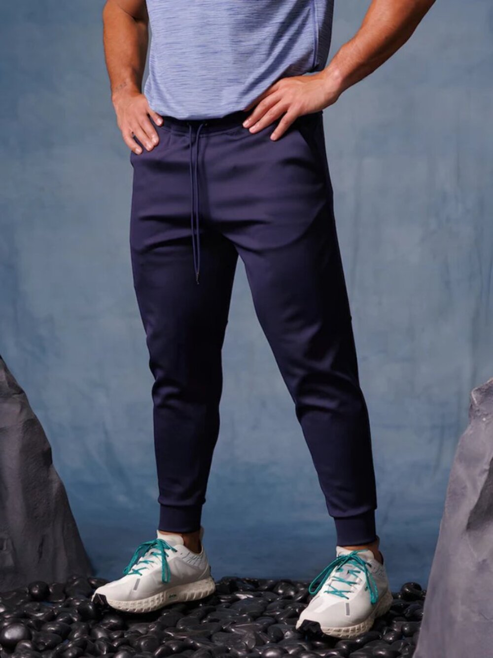 NWT Endeavor Athleteic Mens The Dynamic Warm Up Jogger Navy Large Workout